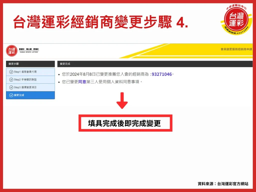 台灣運彩經銷商變更 運彩經銷商變更 運彩經銷商變更步驟 台灣運彩經銷商 運彩變更經銷商