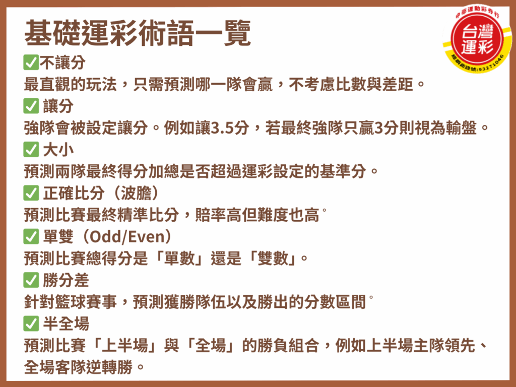 運彩術語 合法運彩 運彩串關 運彩串關一關沒過 運彩延長賽算嗎 運彩派彩 運彩線上投注 運彩玩法 運彩鎖盤 過關組合